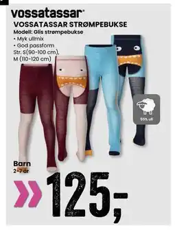 Sport Outlet VOSSATASSAR STRØMPEBUKSE, NOK 125 tilbud