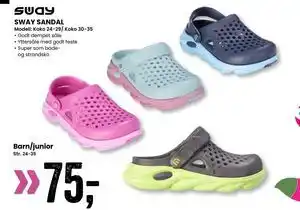 Sport Outlet SWAY SANDAL, NOK 75 tilbud