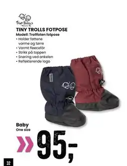 Sport Outlet TINY TROLLS FOTPOSE, NOK 95 tilbud