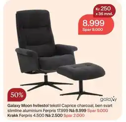 Møbelringen Galaxy Moon hvilestol, NOK 8999 tilbud