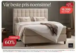 Møbelringen North Beds. Lofoten Premium kontinentalseng tilbud