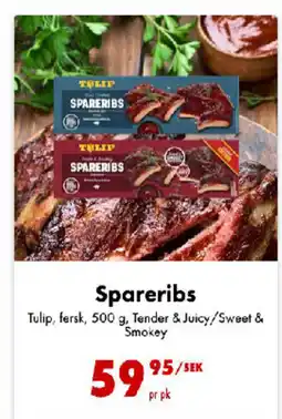 Nordby Supermarket TULIP Spareribs tilbud