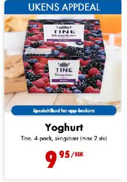 Nordby Supermarket TINE Yoghurt tilbud