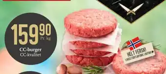 CC Mat CC-burger CC-kvalitet tilbud