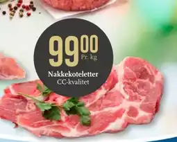 CC Mat Nakkekoteletter CC-kvalitet tilbud