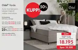 Fagmøbler Odel Varde Kontinentalseng 160cm tilbud