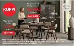 Fagmøbler Nigel spisestol mocca, NOK 3295 tilbud
