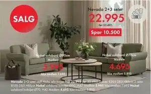 Fagmøbler Nobel sofabord, NOK 7695, Medlemspris tilbud