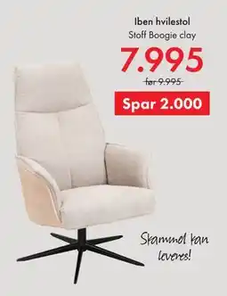Fagmøbler Iben hvilestol, NOK 7995 tilbud
