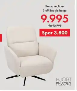 Fagmøbler Remo recliner, NOK 9995 tilbud