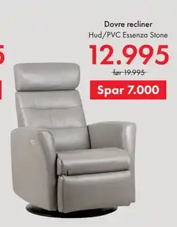 Fagmøbler Dovre recliner, NOK 12995 tilbud