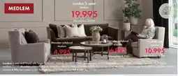 Fagmøbler London 3-seter, NOK 24995, Medlemspris tilbud
