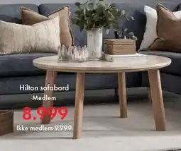 Fagmøbler Hilton sofabord, NOK 9999, Medlemspris tilbud