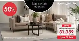 Fagmøbler Hjellegjerde hjørnesofa, NOK 31359 tilbud