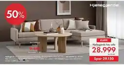 Fagmøbler Hjellegjerde høy sofa, NOK 28999 tilbud