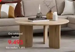 Fagmøbler Gro sofabord, NOK 11895, Medlemspris tilbud