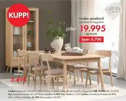 Fagmøbler Fyn spisestol, NOK 4395, Medlemspris tilbud