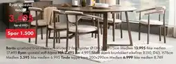 Fagmøbler Ryan spisestol stoff Alpine, NOK 3495 tilbud