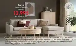 Fagmøbler Freya 3-seter, NOK 14995, Medlemspris tilbud
