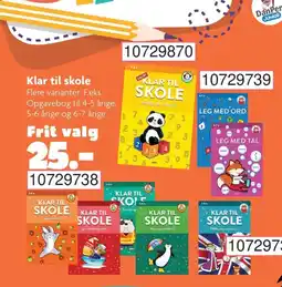 BR Leker Klar til skole tilbud