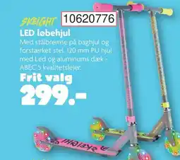 BR Leker SKEIGHT LED løbehjul tilbud