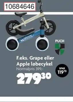 BR Leker F.eks. Grape eller Apple løbecykel tilbud