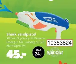 BR Leker Shark vandpistol tilbud