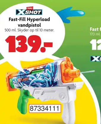 BR Leker XSHOT Fast-Fill Hyperload vandpistol tilbud