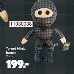 BR Leker Ternet Ninja bamse tilbud