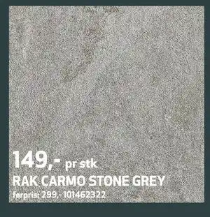 RAK CARMO STONE GREY, NOK 149