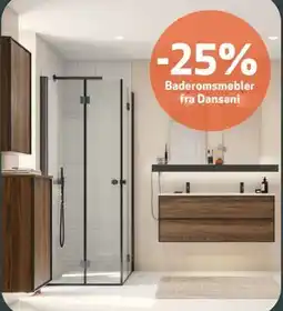 Flisekompaniet 25% Baderomsmøbler fra Dansani tilbud