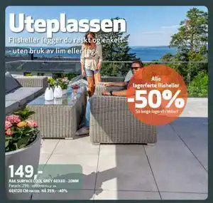 Flisekompaniet Alle lagerførte flisheller tilbud