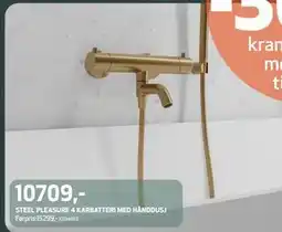 Flisekompaniet STEEL PLEASURE 4 KARBATTERI MED HÅNDDUSJ, NOK 10709 tilbud