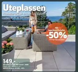 Flisekompaniet RAK SURFACE COOL GREY 60X60 - 20MM tilbud