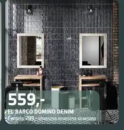Flisekompaniet EL BARCO DOMINO DENIM, NOK 559 tilbud