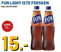 Price Lagerbutikk FUN Light iste fersken tilbud