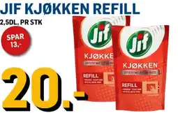 Price Lagerbutikk JIF Kjøkken refill tilbud