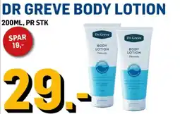 Price Lagerbutikk DR GREVE Body lotion tilbud