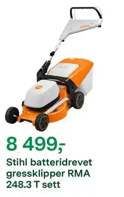 Felleskjøpet Stihl batteridrevet gressklipper rma 248.3 t sett tilbud