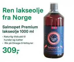 Felleskjøpet SALMOPET Premium lakseolje tilbud