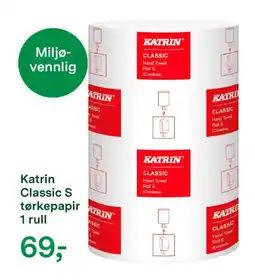 Felleskjøpet Katrin classic s tørkepapir 1 rull tilbud