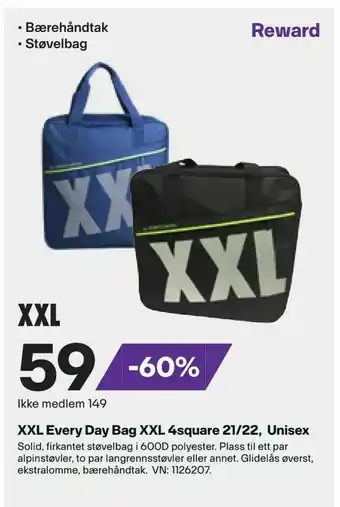 XXL Sport XXL Every Day Bag XXL 4square 21/22, Unisex tilbud