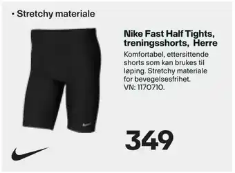 XXL Sport Nike Fast Half Tights, treningsshorts, Herre tilbud