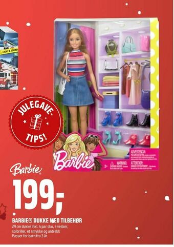 Coop Obs Barbie® dukke med tilbehør tilbud