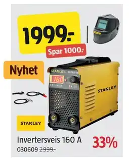 Jula Invertersveis 160 A, NOK 1999 tilbud
