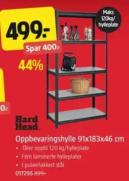 Jula Oppbevaringshylle 91x183x46 cm, NOK 499 tilbud