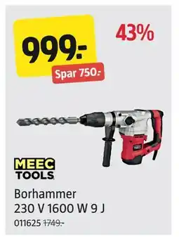 Jula Borhammer 230 V 1600 W 9 J, NOK 999 tilbud