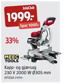 Jula Kapp- og gjærsag 230 V 2000 W Ø305 mm, Medlemspris tilbud