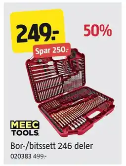 Jula Bor-/bitssett 246 deler, NOK 249 tilbud