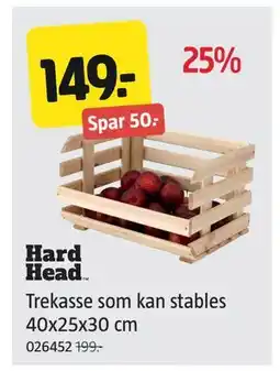 Jula Trekasse som kan stables 40x25x30 cm, NOK 149 tilbud